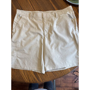 Columbia PFG Cargo Shorts Men's Size 38 Khaki Omni Shade Fishing Hiking